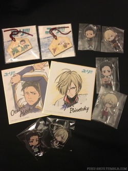 Collection Masterpost of Official Otayuri Merch!I previous had these in separate posts here, here, and here, but with the new fourth batch (And many more to be released), I thought a masterpost would probably be more appropriate :) From the top left