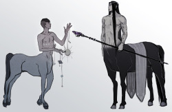 what better way to practice animal anatomy than to make a centaur au?