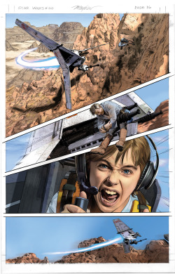 mikemayhew:  STAR WARS #20 Page 16 Art by Mike Mayhew 