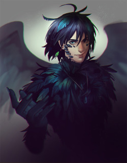 mstrmagnolia:  Raven Howl commission for Fawn