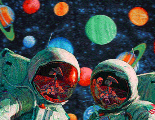 psychedelic outer space