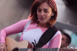 amydoublej:  Amy Jo performing as the pink ranger; photo cred to @marclevy :) 