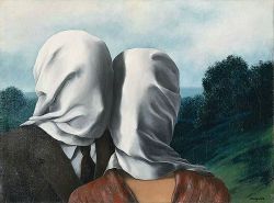  René Magritte:  The Lovers I &amp; II 