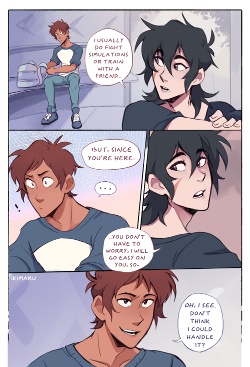 VR/college AU part 15-1!half day off ft one of Keith’s fav activities lmaoofirst | &lt; part 14-2 | part 15-2 &gt;