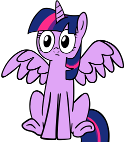 Sitting Alicorn Twilight Vector by ~cool77778