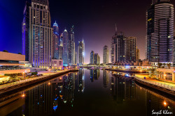 reagentx:  Dubai Marina by iamalikhan | http://500px.com/photo/47363182 