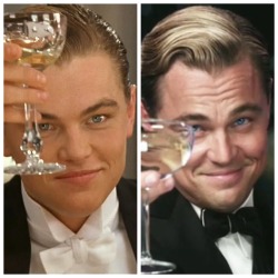 akgarcia331:  elkane:  Jack Dawson… Penniless artist who wins a ticket onto Titanic in 1912, attends a first class dinner, develops a taste for the finer things in life, pockets the Heart of the Ocean, survives the sinking, pawns the diamond, spends