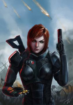 masseffectdatabase:  Commander Shepard by ~Lagoonnw