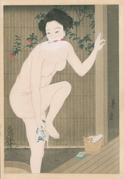 elyssediamond:  TsuyahisaBijin Toweling Off After Her Bathc. 1925-30 More Japanese Art 