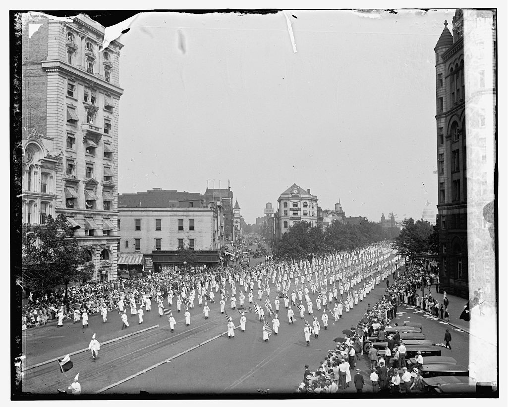 The Ku Klux Klan march on Washington D.C., August 1925