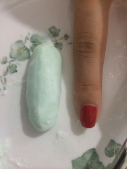 I put soap up my bum last night!!! It was a steep learning curve figuring out how to DIY suppositories from a Palmolive soap bar – soak the bar too long in water and it becomes too mushy and slippery to handle, soak it for too short a while and it&rsquo;s