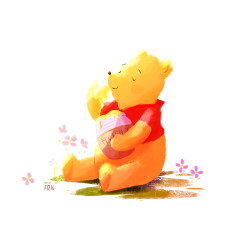 fionadulieu:  Quick Sketch of Pooh! 