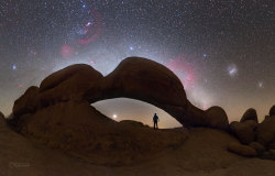 cosmicvastness:  NASA Astronomy Picture of the Day 2015 November 3 Seeking Venus under the Spitzkoppe Arch What’s that in the sky? Although there was much to see in this spectacular panorama taken during the early morning hours of a day in late September,
