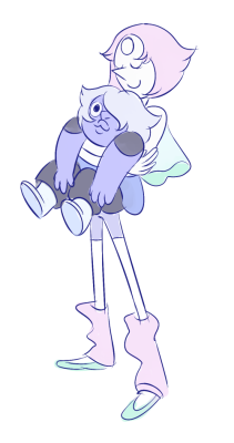 turretsyndr0me:  pearl holding amythest like a cat though 
