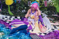 nsfwfoxydenofficial:  shessobootyful:  Need a cuteness overload??? My new set with Mew and @minuitstorm is now available.  You won’t want to miss this gorgeous No Game No Life clothed to nude cosplay set of Shiro and Jibril.  Get your copy in my Etsy