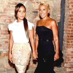 whitegirlsaintshit:  black—lamb:  blackintellectunrefined:  gladi8rs:  pleaseimgrown:  pretty-brown-thing:  Jada Pinkett-Smith and her mother looked amazing at the Christian Siriano show during New York Fashion Week this past Saturday. They prove that
