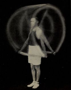 weirdvintage:   These time-lapse photographs were created by photographer A.B Phelan to accompany H. Irving Hancock’s Physical Training for Business Men, a handbook of simple exercises designed to improve a man’s poise and appearance and give him