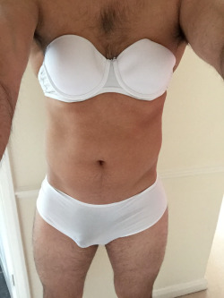 shesuspects:  partimeguy:  luvmysissypanties:  My first submission from joeytribb111 - yay!  Sorry for deleting your comments, my friend, but the language was a little too blue for my taste.  For those of you wondering, was just normal sissy thoughts