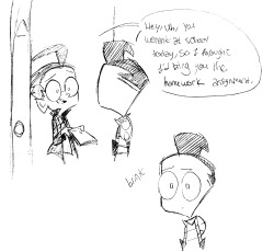 drawbauchery:rude now i’m going through my zim tag ._.please take this it’s 3 years old and still my favorite 