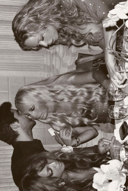 rihannafenty:  Beyoncé, Donatella Versace and Mariah Carey photographed by Mario Testino (2003)