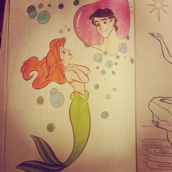 I&rsquo;ve been colouring at night lately. Trying something new to get me sleeping. Not sure if it&rsquo;s working because I think too much while I&rsquo;m colouring. Also I need a Star Wars or geek colouring book! #colouring #disney #sleepsolutions