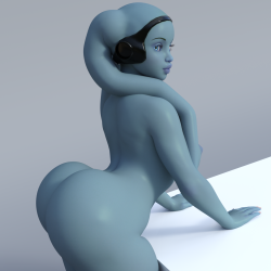 evolluision:  made a twilek real quick for all those star wars fans myself included