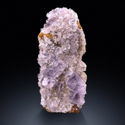 hematitehearts:  Fluorite with SideriteLocality: Boltsburn Mine, Rookhope, Weardale, County Durham, United KingdomSize: 6.3 × 3 × 2.7 cm