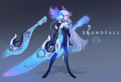 nicholaskole: Over the past year I’ve had the honour of working with Drastic Games as a concept artist for their debut game: Soundfall! It’s a musical adventure game where sound plays a key role in procedurally warping the world around you, and weaving