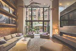 rhapsodybrohemian:  urbnindustrial:  80 Washington Place, Greenwich Village  I have a weak spot for wood flooring and exposed brick.