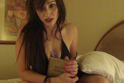 shesinstereo reads a sermon before bed