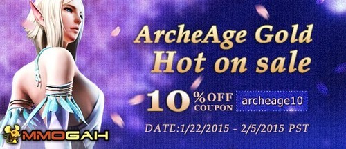 MmoGah archeage gold 10% discount
