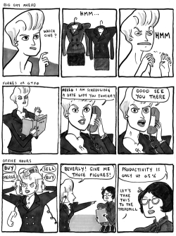 popgoesthereader:  1980’s Businesswoman Comics by Kate Beaton 