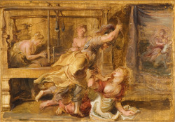 jimlovesart: Peter Paul Rubens - Pallas and Arachne, 1637. 