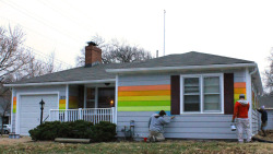 appropriately-inappropriate:  mrchristian1982:  This house is directly across from Westboro Baptist Church, the notorious hate group. You know the one, with all the ”GOD HATES FAGS!” protest signs. The guys that protest the funerals of children,