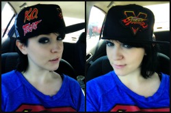 chelbunny:  Gots me a SFV hat today :p- freakin love it
