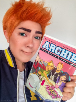 behindinfinity:  My latest cosplay — Archie Andrews!I’ve been wanting to cosplay more comic book characters so I’m starting with Archie, based on the 2015 redesign for the series relaunch! I love how they’ve updated the storytelling and had given