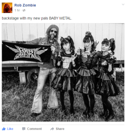 girlandfox:  thedeandobbs:  akitchenwitch:  shpider-synthpop:  retrocatte:  shpider-synthpop:  Rob Zombie confirmed for coll fuckin’ guy    ROB ZOMBIE CONFIRMED FOR COOLEST FUCKING GUY  i love that Rob Zombie is now Baby Metal’s badass protective
