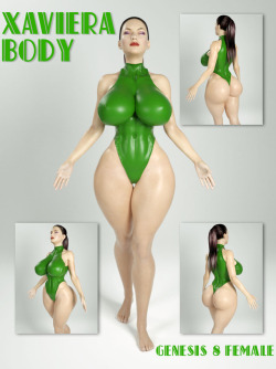  Xaviera Body is a slider morph and shape preset for Genesis 8 Female.  This product was created and sculpted in zbrush to make a Perfect Curvy  Body and Fitness Girl. Ready for Genesis 8 Female and Daz Studio 4.9 ! Get this at 25% off until 11/26/2017!