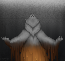bearlyfunctioning:  bearhybrid: Letting go of this speedpaint. My colors, melting away… Posted this one to my main art account but BEARS! Comic coming next Sat. 
