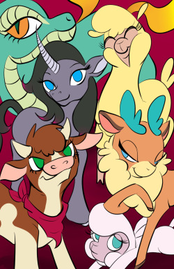 Them&rsquo;s Fightin Herds Poster by Seccrani Look at the sass on that deer
