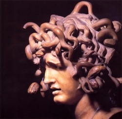 gwengold:  detail Medusa - Gian Lorenzo Bernini, 1630s