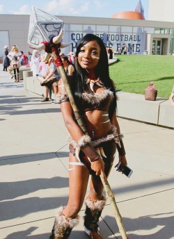 ablissfulstate:  More of my Nidalee cosplay. Maybe the last…maybe not 