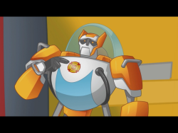rugged-kitten:  Blades. (Transformers: Rescue Bots &quot;Family of Heroes&quot;) (I have both of my final exams today, and I really need Blades on my blog.) 