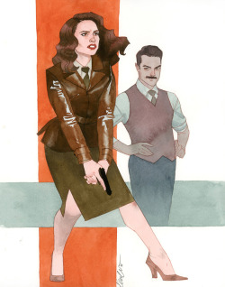 kevinwada:  Agent Peggy Carter and Howard Stark 