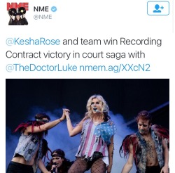 piratequeennina:  espikvlt:  snatchingyofav:  KESHA WON THE CASE 🎉🎊🎈  OH MY GOD. YES, BABY, YES. I AM SO HAPPY. I WAS THERE FOR HER WHEN TIK TOK CAME OUT AND EVERYONE TREATED HER LIKE SHIT AND I AM HERE FOR HER NOW. YES YES YESSSS  But like let’s