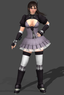 cyb3rpoonks:  Yes! :DI just finished working on Nanamiâ€™s Tamiki Wakaki outfit. x3 I had this idea while at work today â€¦ you can see where my priorities are. xD Hopefully will be doing a render of this soon!