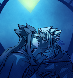 venacoeurva:  Me drawing this while trying to figure out how to draw people kissing: aAAAAAAAAAAAAAAA Also happy XemSai day (or the 2nd one at least?), here we have them probably needing to get a room -Don’t reupload/edit/use without proper credit,