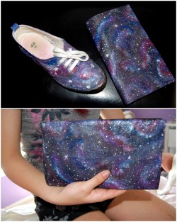truebluemeandyou:  DIY Best Galaxy Painting Tutorial Ever from Gloriously Chic here. Most galaxy painting tutorials just skim over the details and are really vague - but NOT this one. Very detailed and loads of photos. I really like Gloriously Chic’s