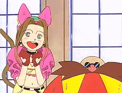 chillguydraws: mmishee-personal:  sonicstardustzone:    An unimpressed father takes his excitable weaboo daughter to an anime convention  Why was there a saiyan girl in a Sonic movie?  also why did she look like Mimi Tachikawa?  