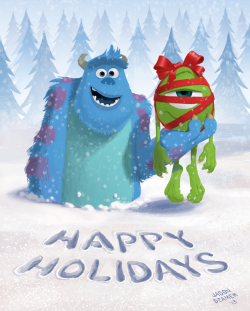 tinkeperi:  23 Days of Christmas # 24 by Jason Deamer:) Art Director Character Design Monsters University 